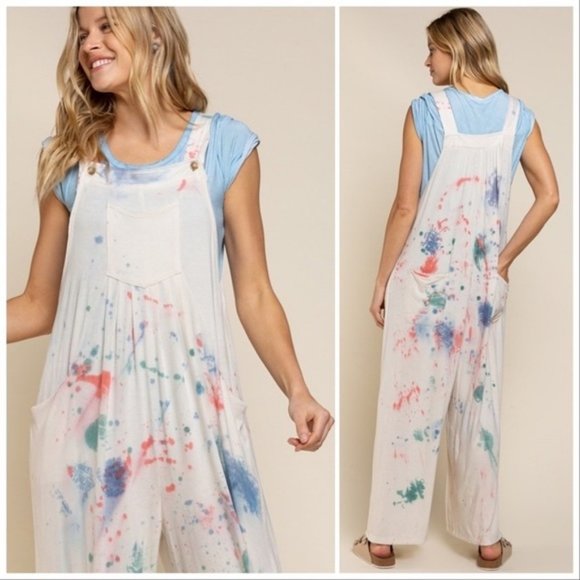 POL Paint the Town Dyed Overalls - Picture 13 of 14